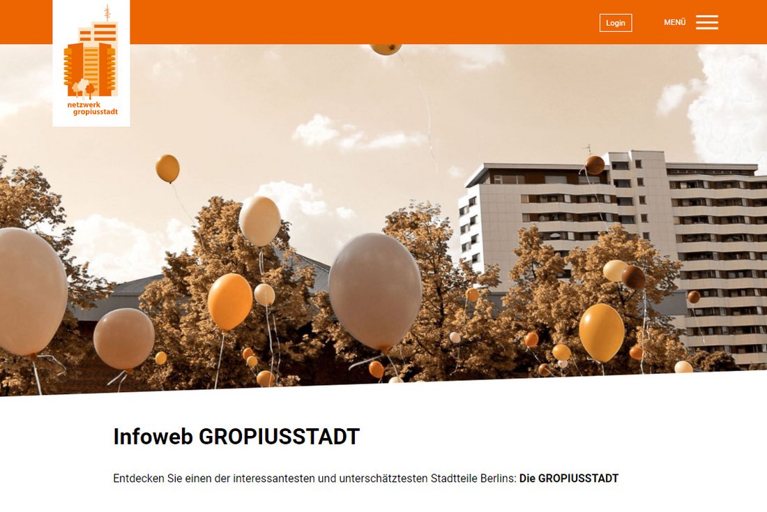 18 Websites des Quartiersmanagements